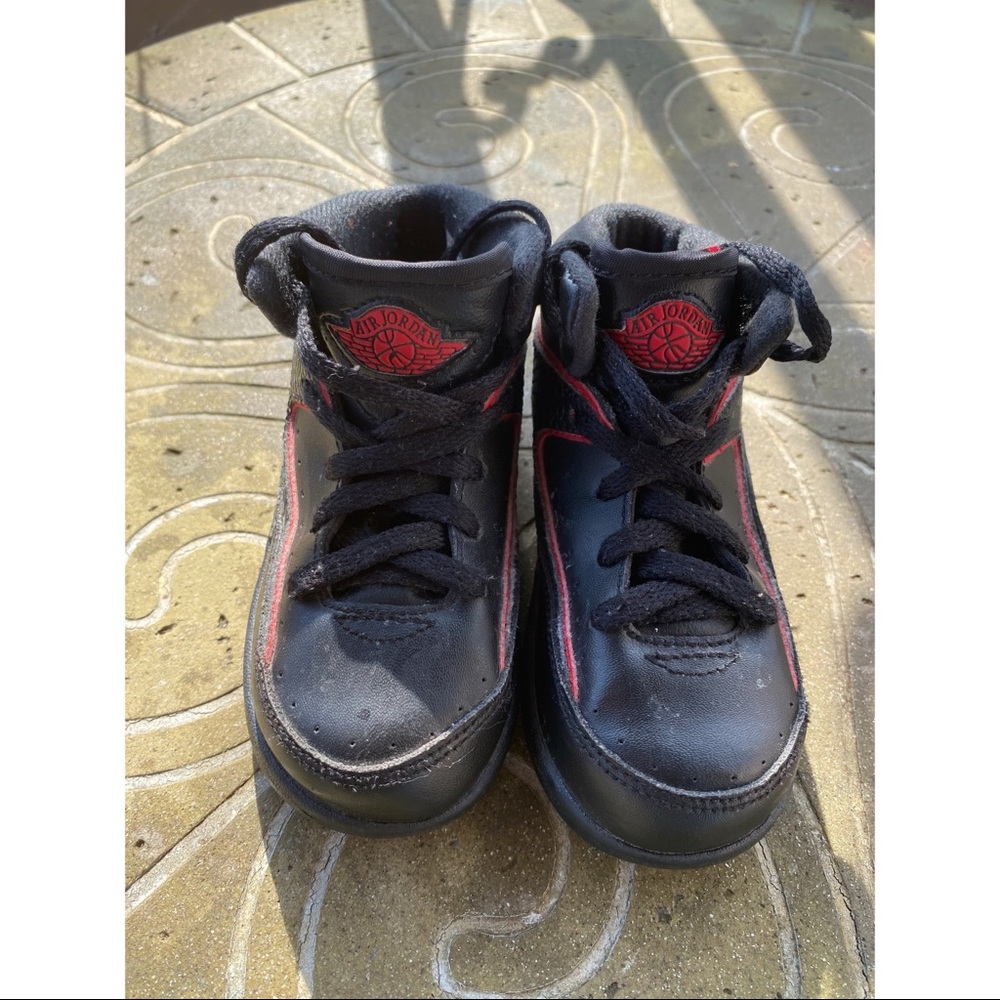 Nike Air Jordan’s Black Red Children’s Size 8C
